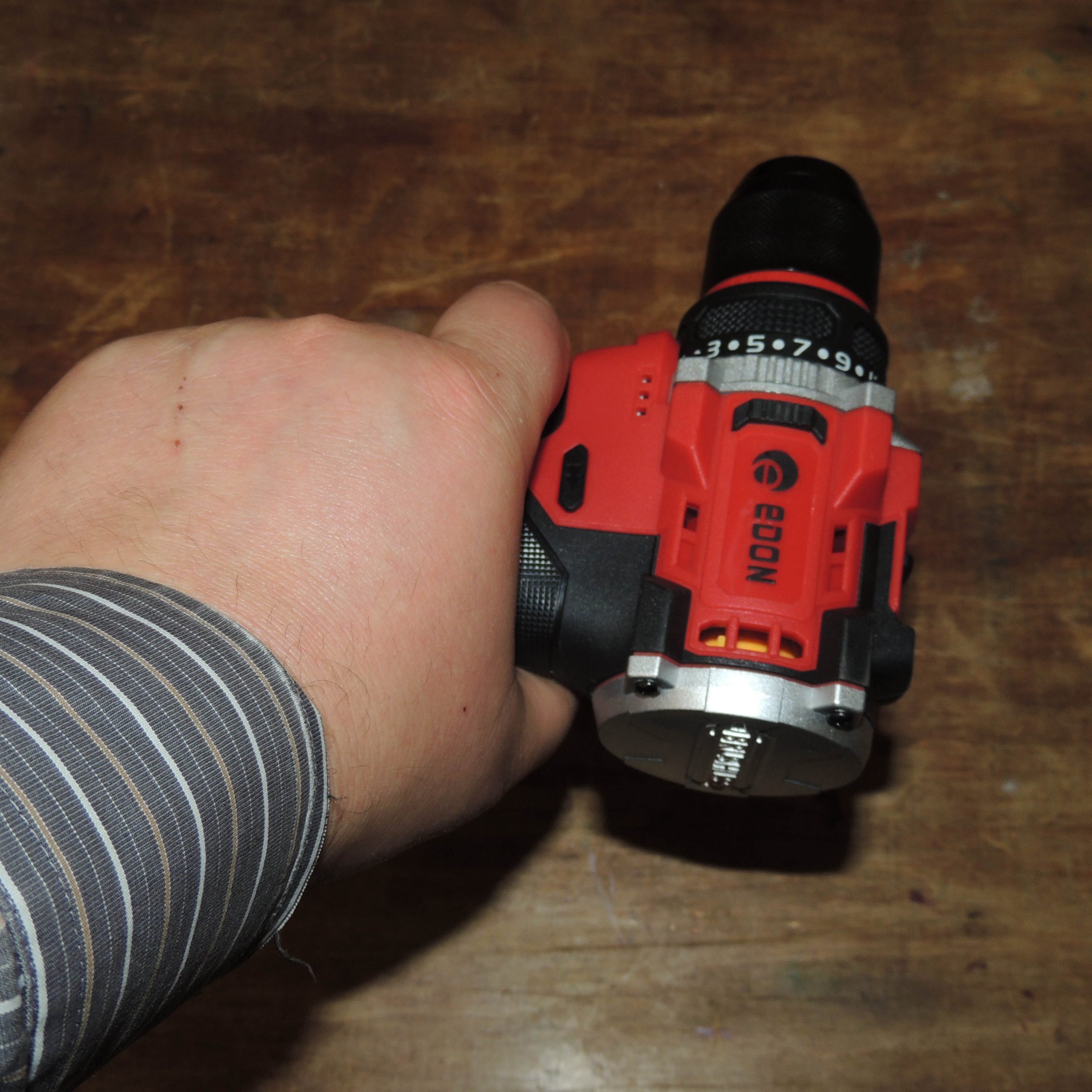 Акумуляторний безщітковий шуруповерт Edon ED-16BL OL - Зображення 5