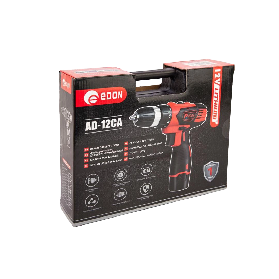 Акумуляторний шуруповерт Edon AD-12CA - Зображення 8