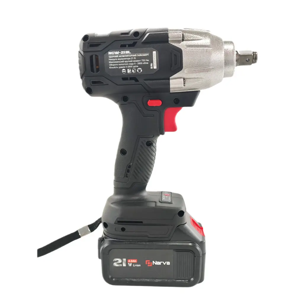Акумуляторний гайковерт з ударом  NARVA NCW-21BL