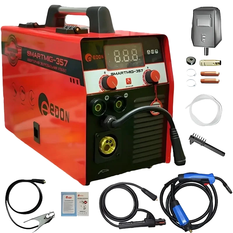 Інверторний зварювальний напівавтомат EDON SmartMIG-357