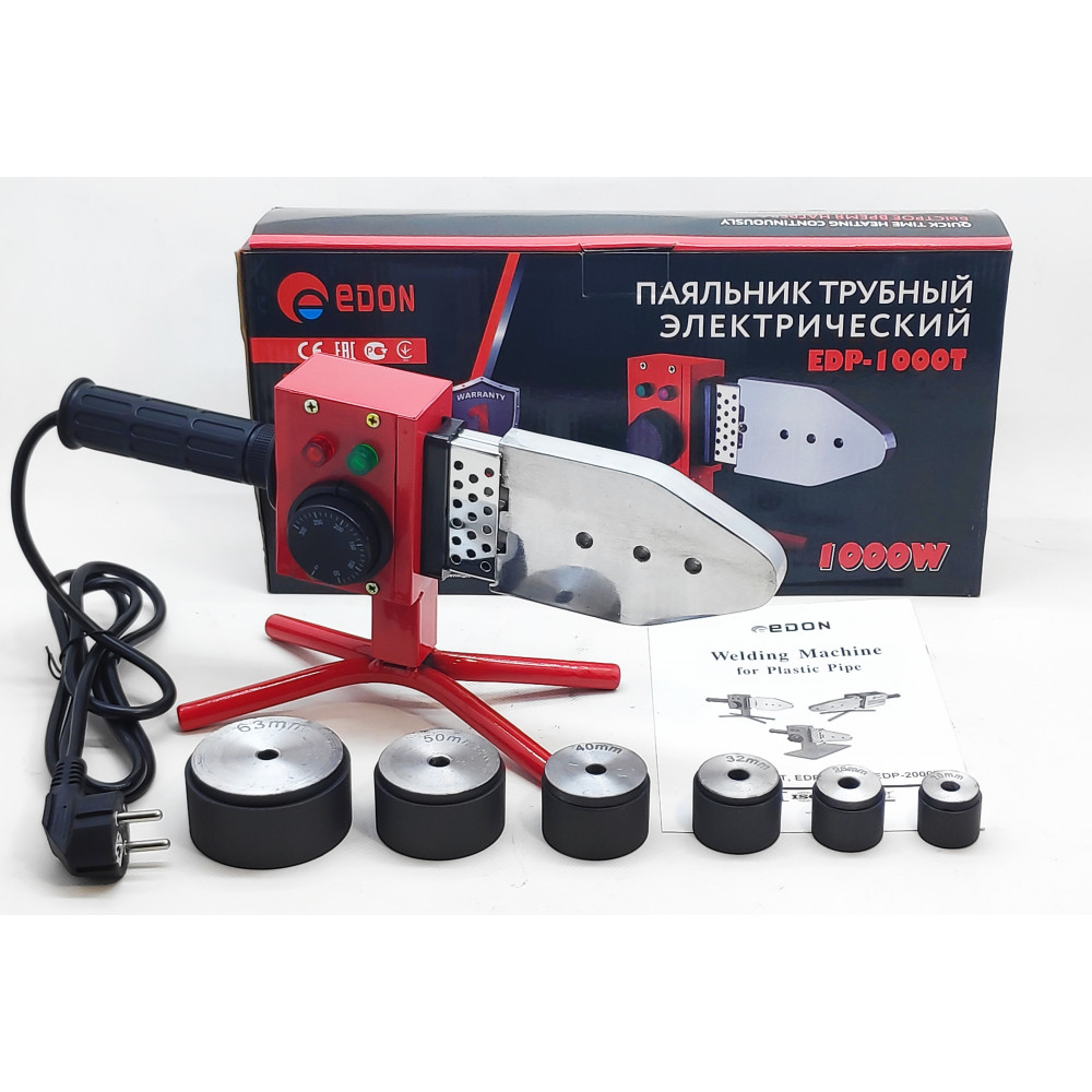 Паяльник для пластикових труб EDON EDP-1000T - Зображення 3