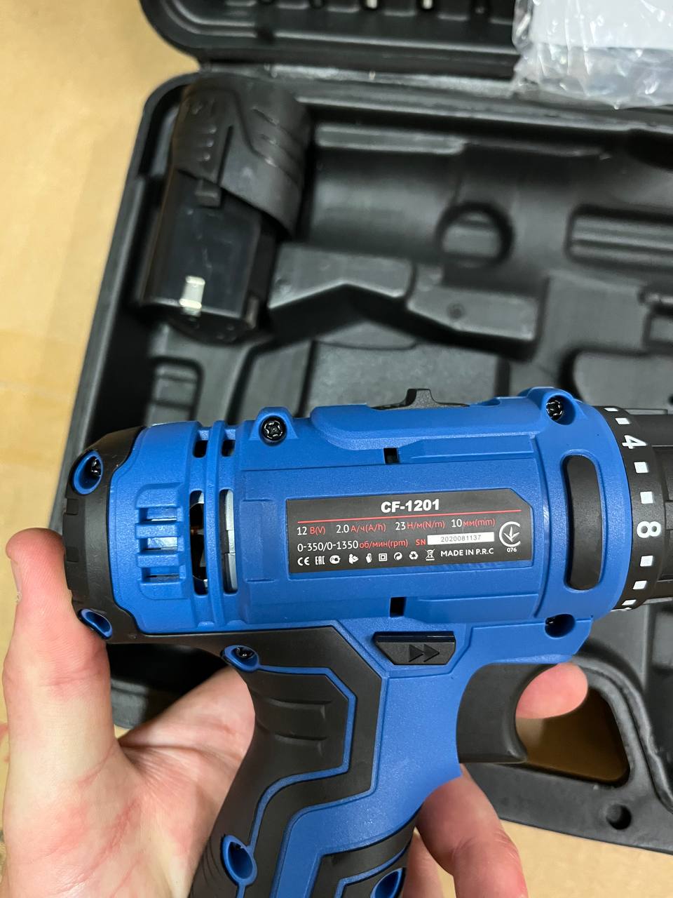 Акумуляторний шуруповерт Edon CF-1201 - Зображення 8