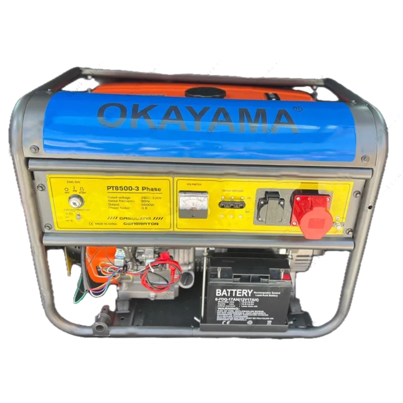 Генератор бензиновий 380в OKAYAMA PT-8500-3