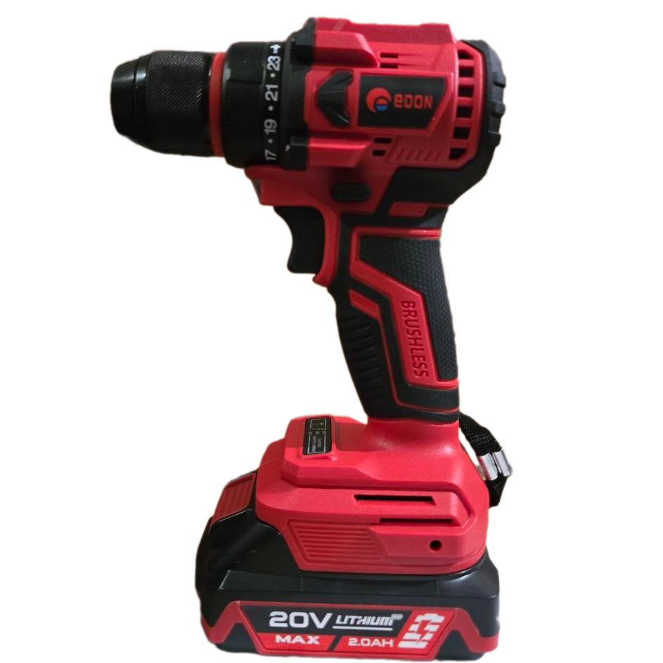 Акумуляторний безщітковий шуруповерт EDON ED-20BL