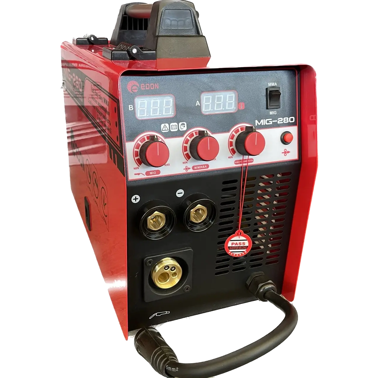 Інверторний зварювальний напівавтомат EDON MIG-280(NEW)