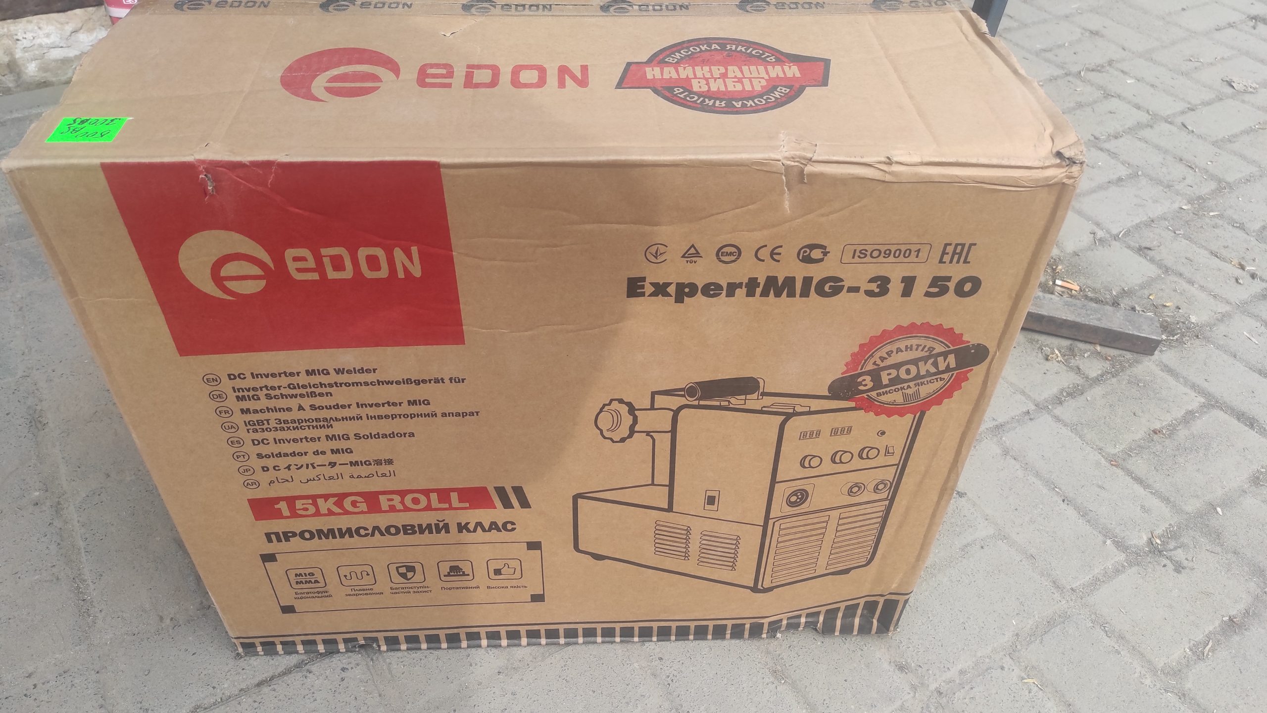Інверторний зварювальний напівавтомат EDON EXPERTMIG-3150D - Зображення 6