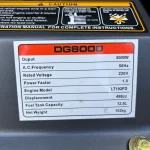 Генератор дизельний OKAYAMA DG-8000 - Зображення 6